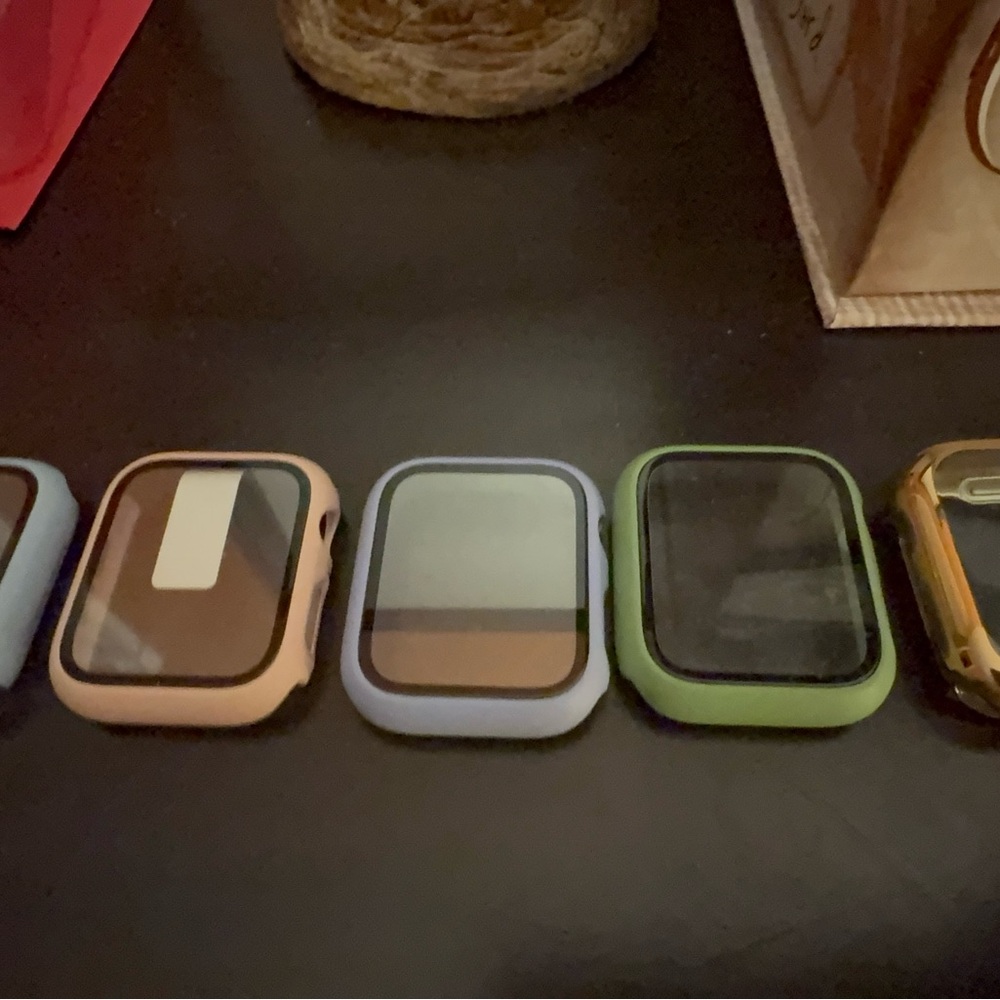 Apple Smartwatch Cases - Black, Blue, Green, Gold